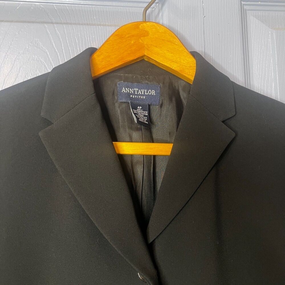 Ann Taylor Petites Black Basic Single Breasted 3 … - image 4